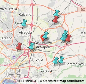 Mappa Via P. Borsellino, 80013 Casalnuovo di Napoli NA, Italia (4.1025)