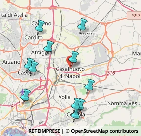 Mappa Via P. Borsellino, 80013 Casalnuovo di Napoli NA, Italia (4.67091)