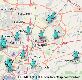 Mappa Via P. Borsellino, 80013 Casalnuovo di Napoli NA, Italia (6.3835)