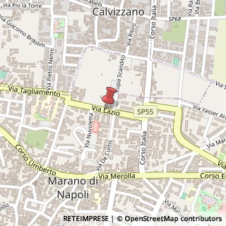 Mappa Via lazio 36, 80016 Marano di Napoli, Napoli (Campania)