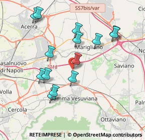 Mappa Via Muletti, 80049 Somma Vesuviana NA, Italia (4.05714)