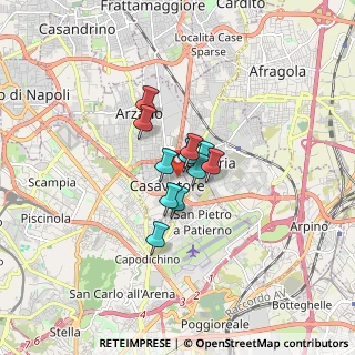 Mappa Via Silone, 80020 Casavatore NA, Italia (0.93455)