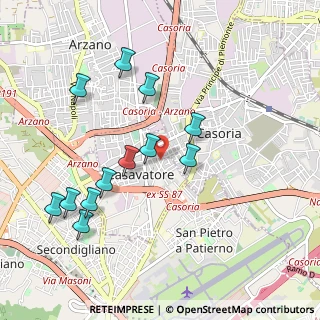Mappa Via Silone, 80020 Casavatore NA, Italia (1.07417)