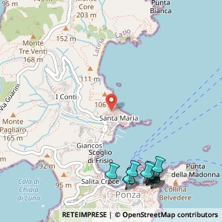 Mappa Via Montagna Santa Maria, 04027 Ponza LT, Italia (0.85067)