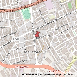 Mappa Via Campanariello, 4, 80020 Casavatore, Napoli (Campania)