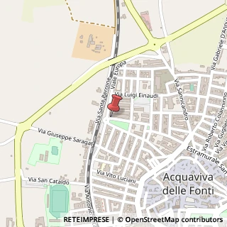 Mappa Via Antonio Meucci, 40, 70021 Acquaviva delle Fonti, Bari (Puglia)