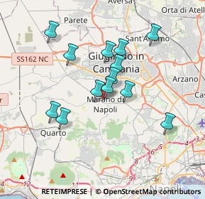 Mappa Via Ernesto Che Guevara, 80016 Marano di Napoli NA, Italia (3.29846)