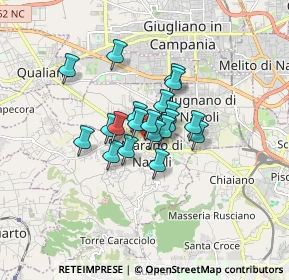 Mappa Via Ernesto Che Guevara, 80016 Marano di Napoli NA, Italia (1.083)