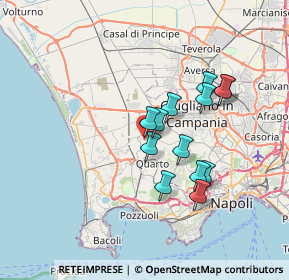 Mappa Via Vittorio Bachelet, 80016 Marano di Napoli NA, Italia (6.16538)
