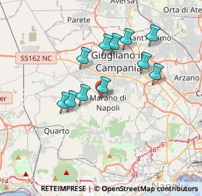 Mappa Via Arno, 80016 Marano di Napoli NA, Italia (3.36091)