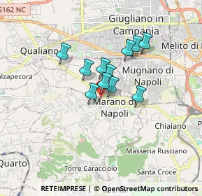 Mappa Via Arno, 80016 Marano di Napoli NA, Italia (1.20273)