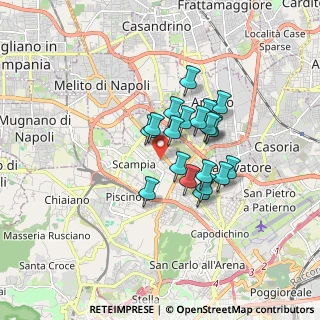 Mappa Via Monte S. Gabriele, 80144 Napoli NA, Italia (1.3275)