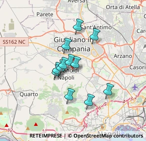 Mappa Via Yasser Arafat Premio Nobel per la Pace, 80016 Marano di Napoli NA, Italia (2.69583)