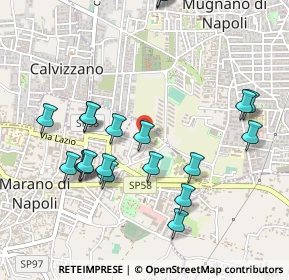 Mappa Via Yasser Arafat Premio Nobel per la Pace, 80016 Marano di Napoli NA, Italia (0.5685)