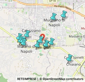 Mappa Via Yasser Arafat Premio Nobel per la Pace, 80016 Marano di Napoli NA, Italia (0.89308)