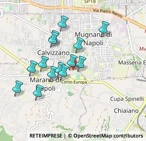 Mappa Via Yasser Arafat Premio Nobel per la Pace, 80016 Marano di Napoli NA, Italia (0.86429)