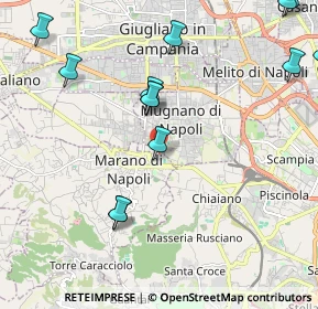 Mappa Via Yasser Arafat Premio Nobel per la Pace, 80016 Marano di Napoli NA, Italia (2.79385)