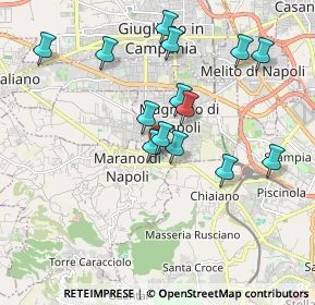 Mappa Via Yasser Arafat Premio Nobel per la Pace, 80016 Marano di Napoli NA, Italia (1.90143)