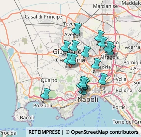 Mappa Via Yasser Arafat Premio Nobel per la Pace, 80016 Marano di Napoli NA, Italia (6.23632)