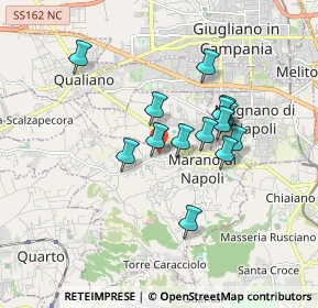 Mappa Via Vincenzo Gioberti, 80016 Marano di Napoli NA, Italia (1.52214)