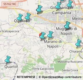 Mappa Via Vincenzo Gioberti, 80016 Marano di Napoli NA, Italia (2.77615)