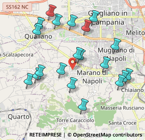 Mappa Via Vincenzo Gioberti, 80016 Marano di Napoli NA, Italia (2.2425)