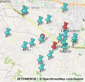 Mappa Via Vincenzo Gioberti, 80016 Marano di Napoli NA, Italia (1.1415)