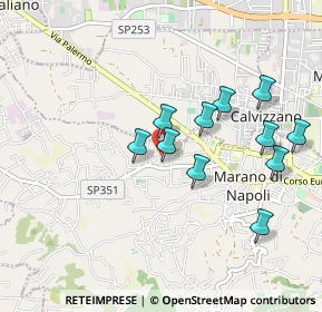 Mappa Via Vincenzo Gioberti, 80016 Marano di Napoli NA, Italia (0.93)