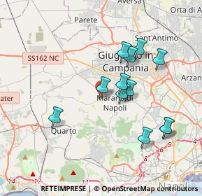 Mappa Via Vincenzo Gioberti, 80016 Marano di Napoli NA, Italia (3.6325)