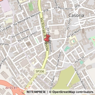 Mappa Via Principe di Piemonte, 51, 80026 Casoria, Napoli (Campania)