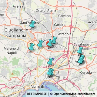 Mappa Via del Cassano, 80020 Casavatore NA, Italia (4.3375)