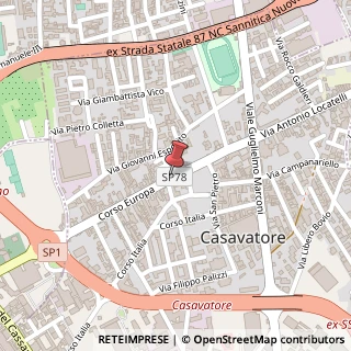 Mappa Corso Europa,  66, 80020 Casavatore, Napoli (Campania)