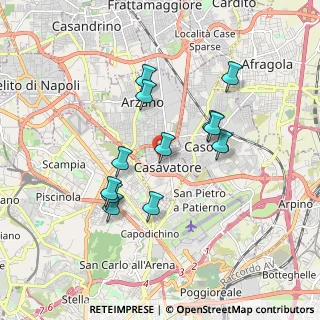 Mappa Via del Cassano, 80020 Casavatore NA, Italia (1.72083)