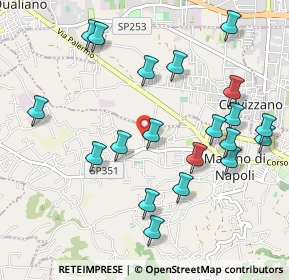 Mappa Via Giordano Bruno, 80016 Marano di Napoli NA, Italia (1.179)