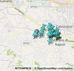 Mappa Via Giordano Bruno, 80016 Marano di Napoli NA, Italia (0.728)