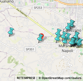 Mappa Via Giordano Bruno, 80016 Marano di Napoli NA, Italia (1.374)