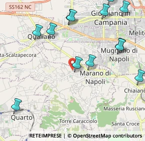 Mappa Via Giordano Bruno, 80016 Marano di Napoli NA, Italia (2.82077)