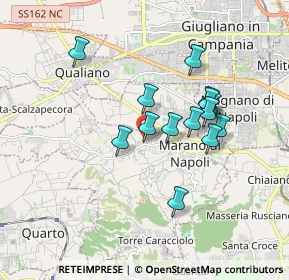 Mappa Via Giordano Bruno, 80016 Marano di Napoli NA, Italia (1.59357)