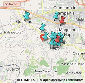 Mappa Via Giordano Bruno, 80016 Marano di Napoli NA, Italia (1.55882)