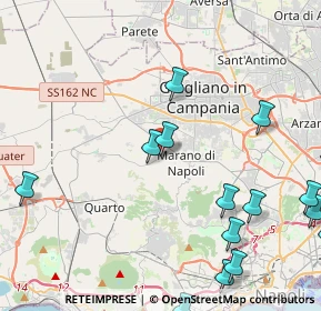 Mappa Via Giordano Bruno, 80016 Marano di Napoli NA, Italia (6.38438)
