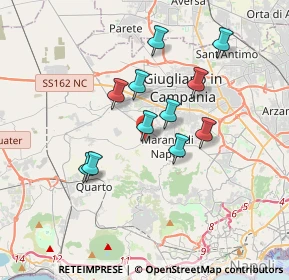Mappa Via Giordano Bruno, 80016 Marano di Napoli NA, Italia (3.18455)
