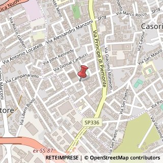 Mappa Via Alcide de Gasperi, 47, 80026 Casoria, Napoli (Campania)