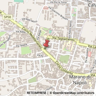 Mappa Via Piave, 80016 Marano di Napoli, Napoli (Campania)