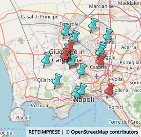 Mappa Via Cesare Pavese II Traversa, 80018 Mugnano di Napoli NA, Italia (5.84167)