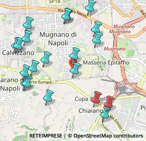 Mappa Via Cesare Pavese II Traversa, 80018 Mugnano di Napoli NA, Italia (1.2915)