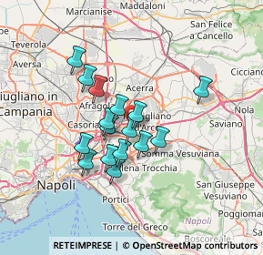 Mappa Via Anna Magnani, 80038 Pomigliano d'Arco NA, Italia (5.64688)