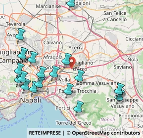 Mappa Via Luchino Visconti, 80038 Pomigliano d'Arco NA, Italia (10.55)