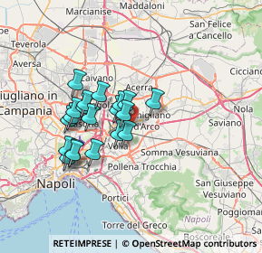 Mappa Via Luchino Visconti, 80038 Pomigliano d'Arco NA, Italia (5.9775)