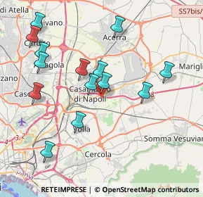 Mappa Via Luchino Visconti, 80038 Pomigliano d'Arco NA, Italia (4.38429)