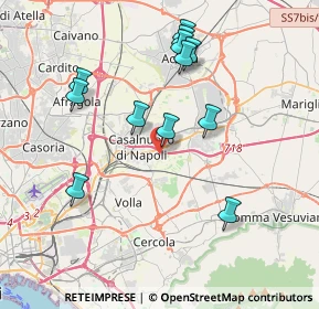 Mappa Via Luchino Visconti, 80038 Pomigliano d'Arco NA, Italia (4.09917)